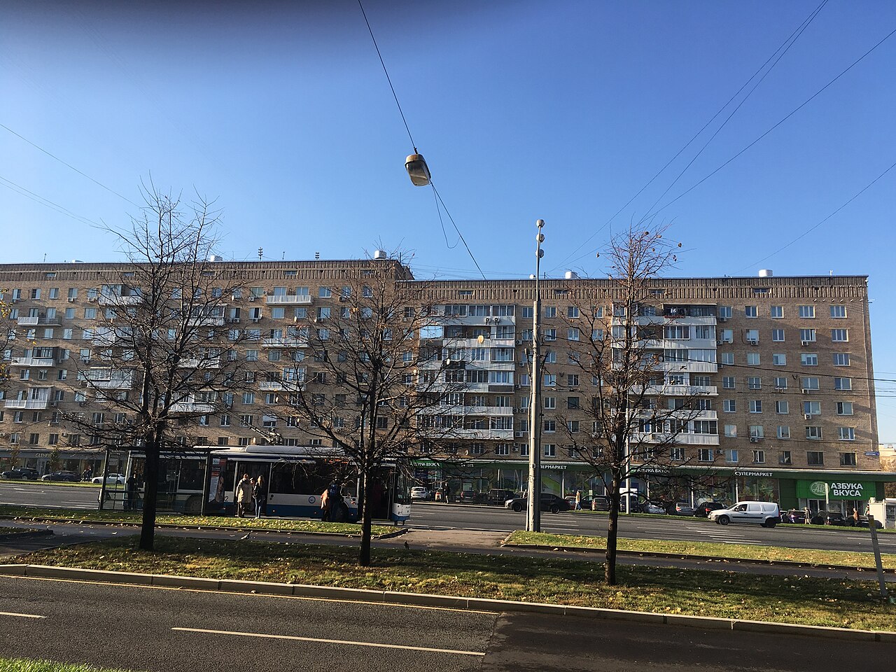 сталинка — дом под ремонт, Ленинский проспект, 41/2, 1960 года постройки