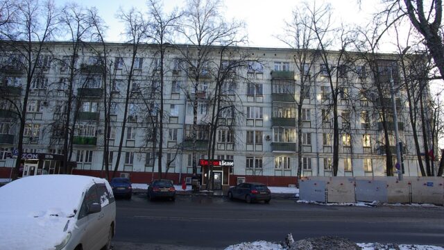 Фасад дома: улица Шверника, дом 8/1, корпус 1