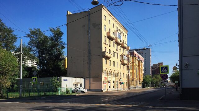Фасад дома: Большая Андроньевская улица, дом 11/13