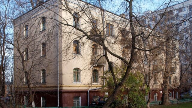 Фасад дома: улица Пресненский Вал, дом 38, строение 4