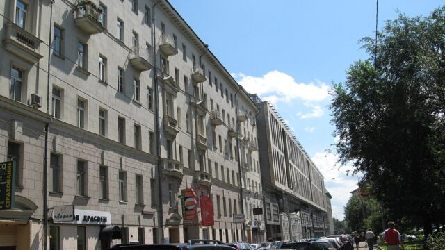 Фасад дома: Краснопролетарская улица, дом 8, строение 3