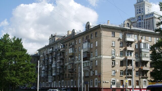 Фасад дома: Новопесчаная улица, дом 17, корпус 4