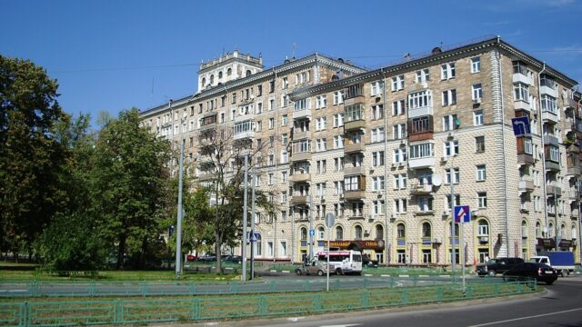 Фасад дома: Новопесчаная улица, дом 23, корпус 1